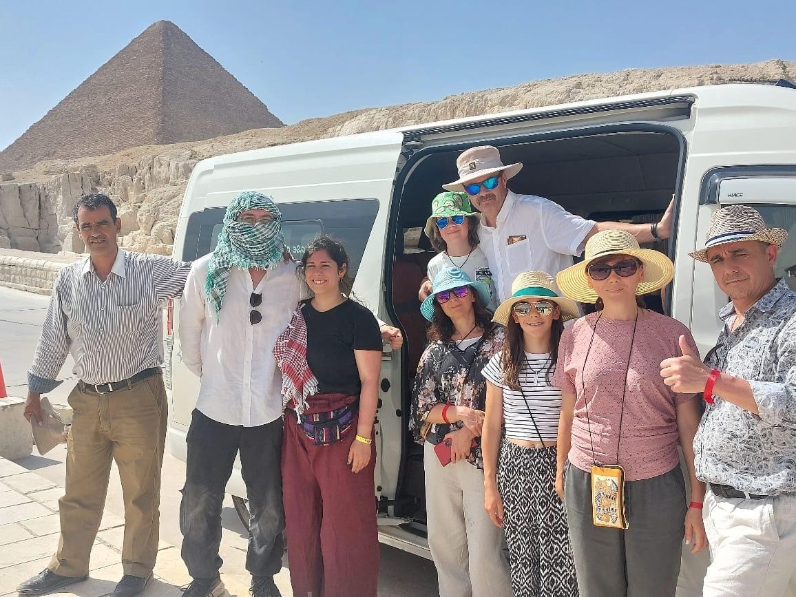Passenger transport used for an Egyptian airport or excursion transfer Passenger transport for travel in Egypt