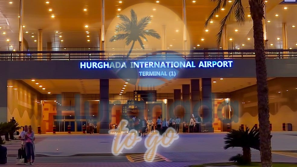 Airport travel illustration