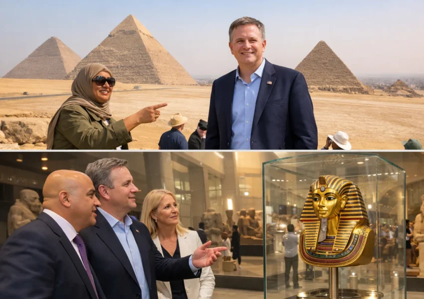 U.S. Deputy Secretary Landau Visits Giza & Grand Egyptian Museum