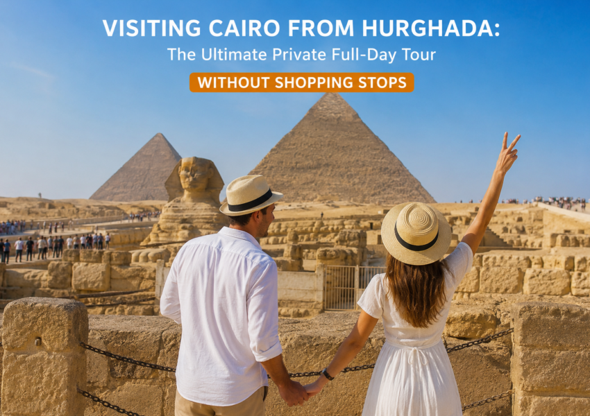 Cairo Day Trip from Hurghada by Flight – Explore the Grand Egyptian Museum, Pyramids & Sphinx
