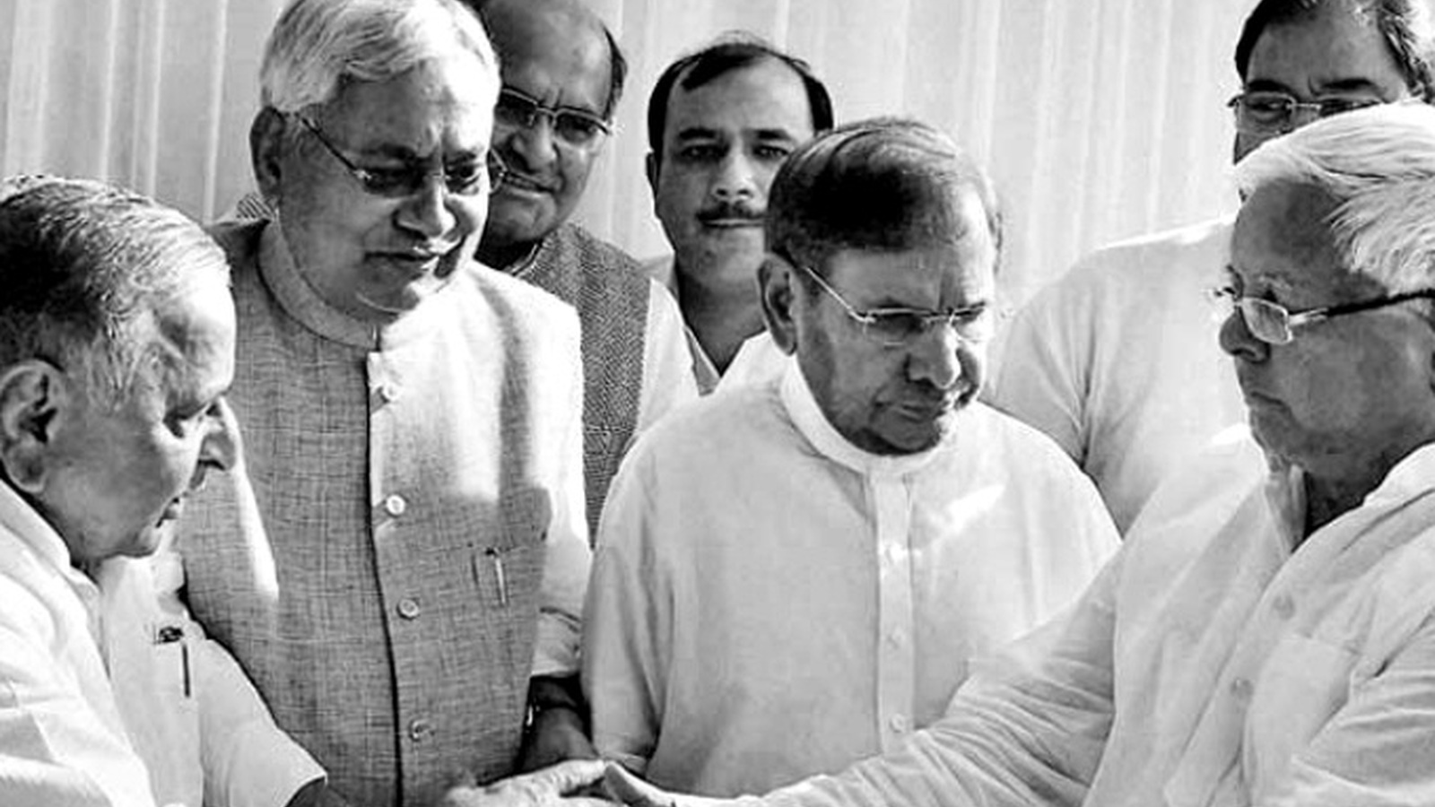 Socialist and backward-caste political leaders together
