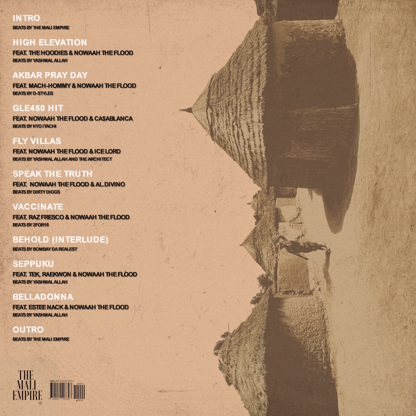 The Mali Selections Vol. 1 — Back