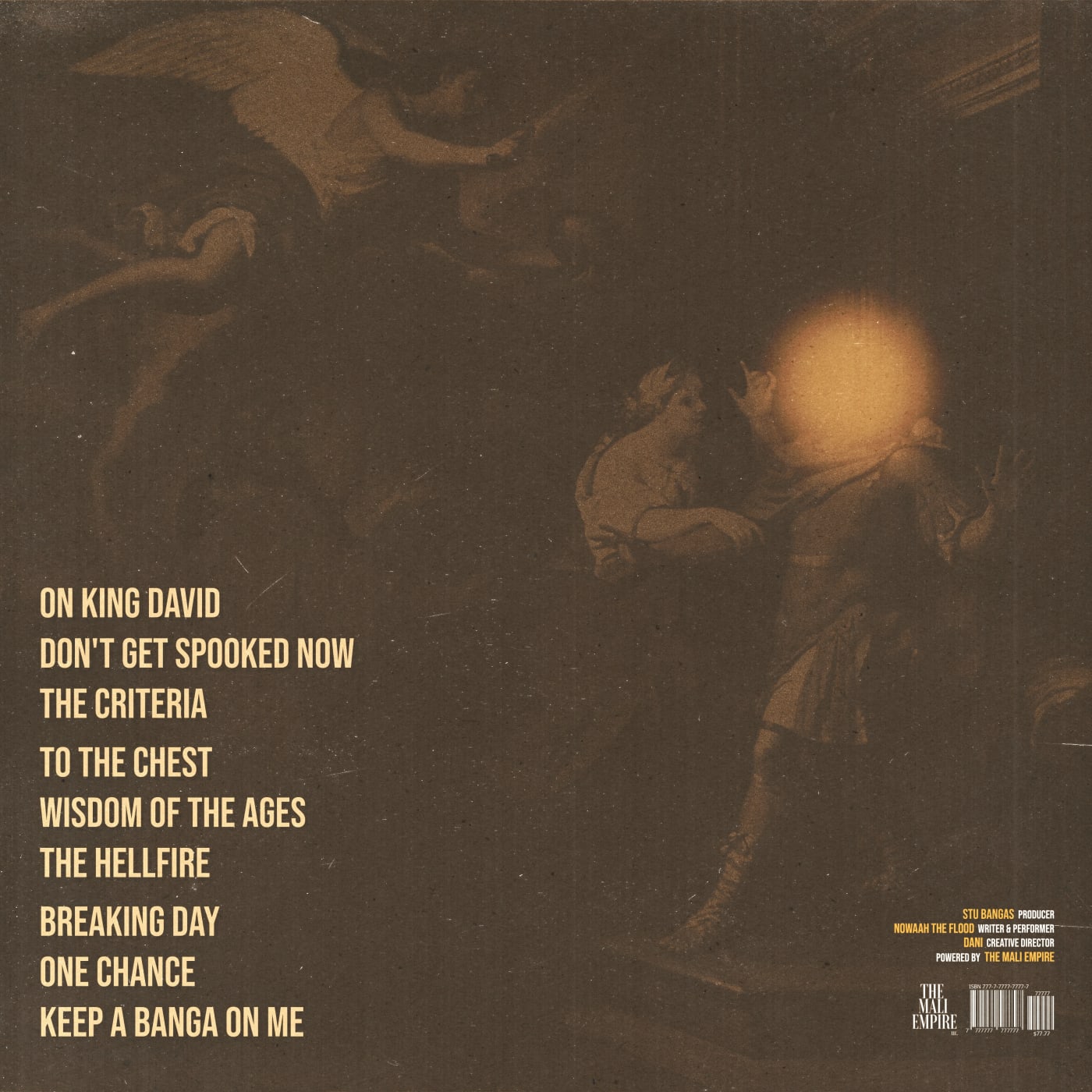 Plans of the Diligent — Back