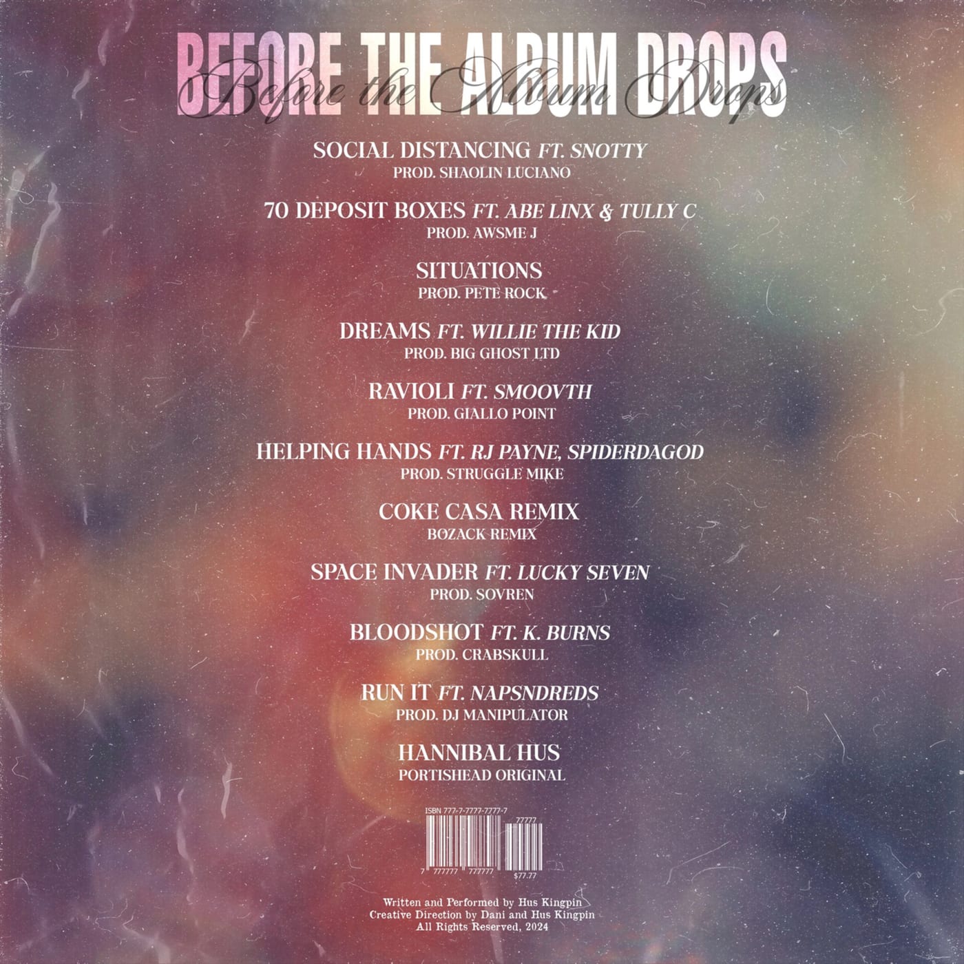 Before the Album Drops — Back
