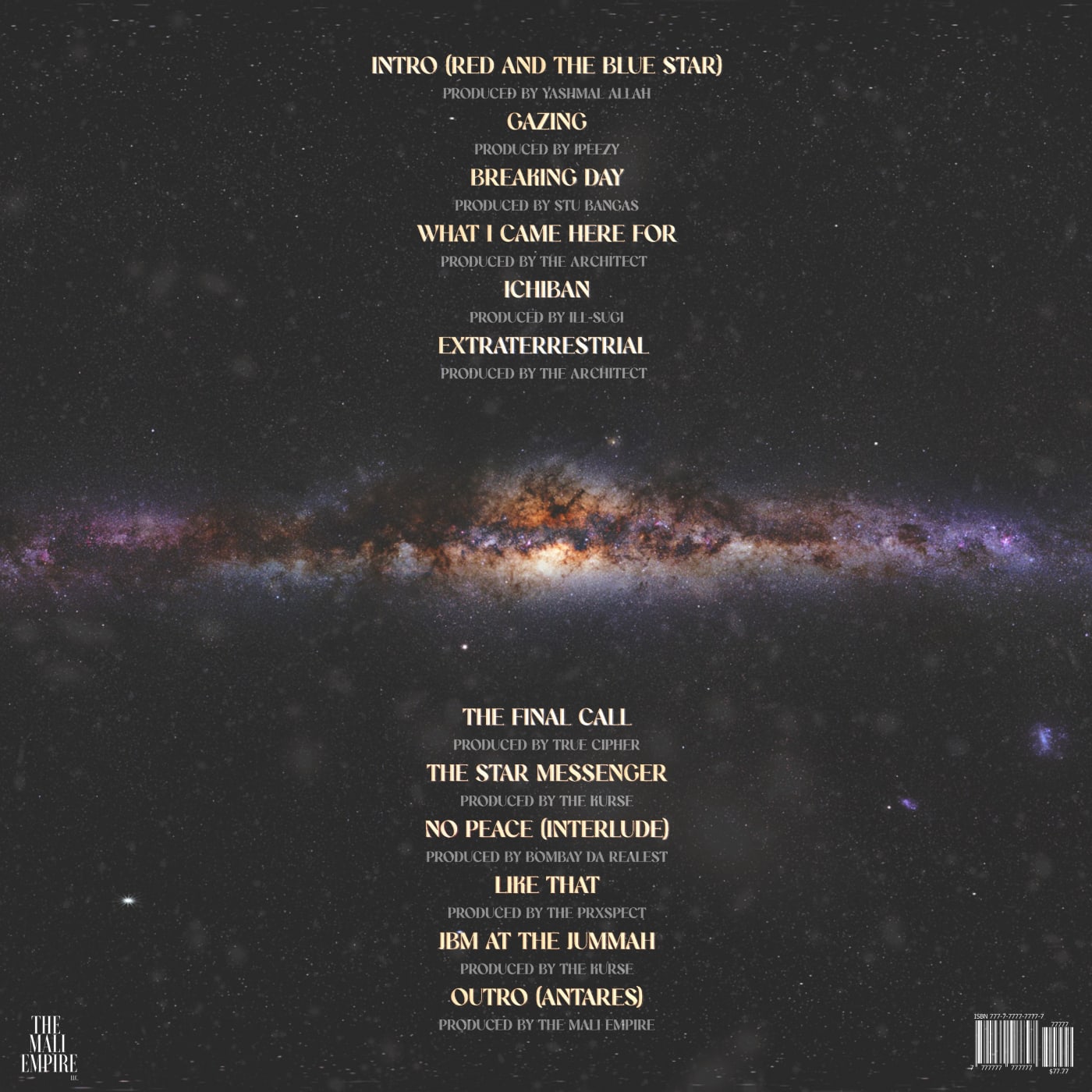 The Star Messenger — Back