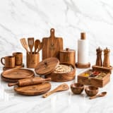 Lakdani Wooden Dish Set preview 1