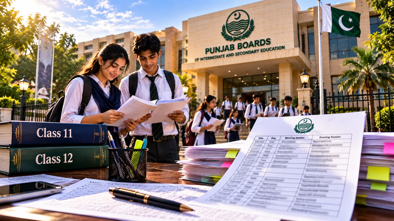 Punjab Boards Date Sheet 2026: Official Class 11 & 12