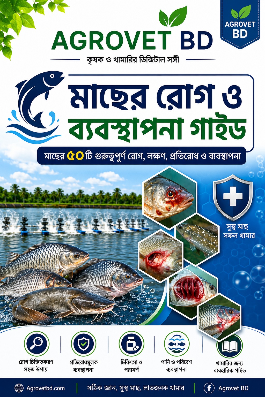 Agrovet BD মাছের রোগ ও ব্যবস্থাপনা গাইড