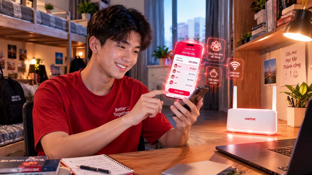 Lắp mạng WiFi Viettel cho phòng trọ sinh viên