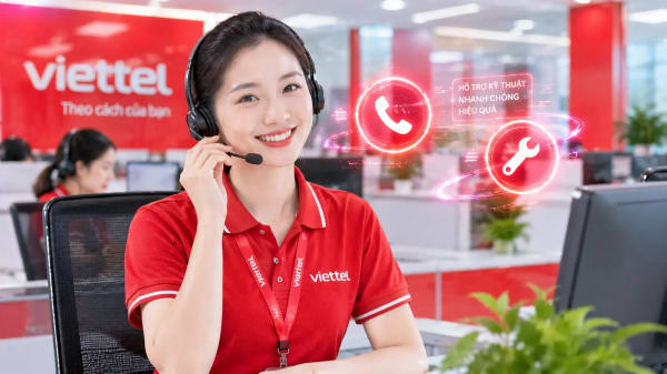 Gọi tổng đài báo hỏng mạng Internet Viettel