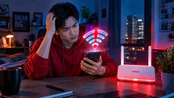 Điện thoại báo WiFi Viettel đã kết nối nhưng không có Internet