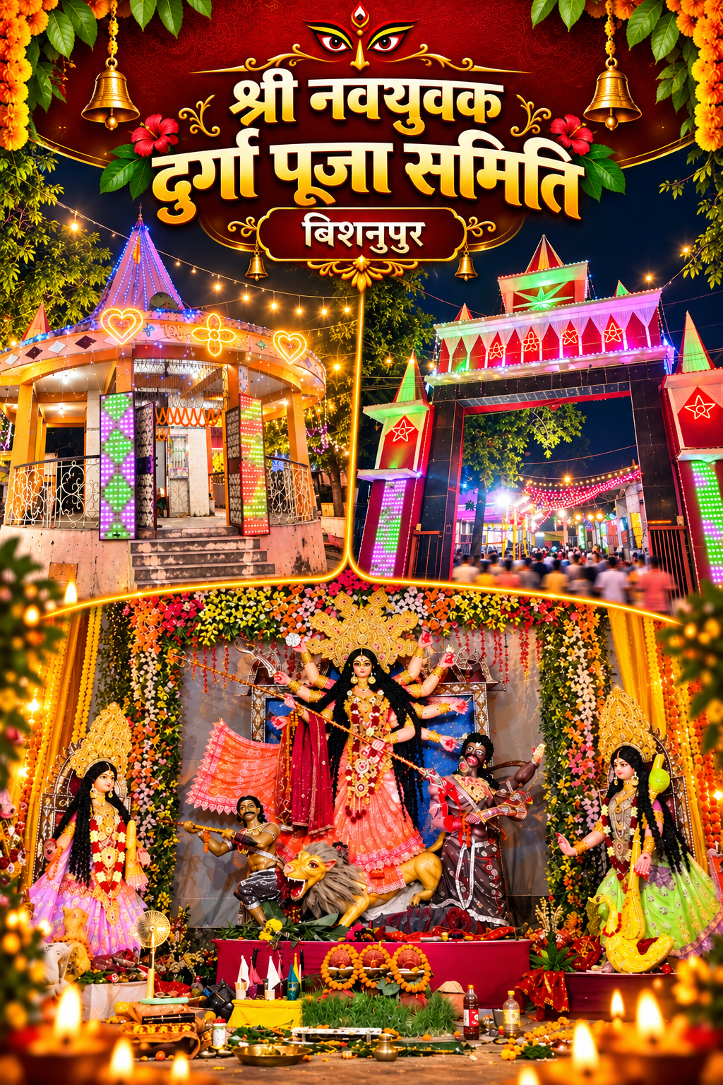 🚩✨ Shri Navyuvak Durga Puja Samiti, Bishnupur ✨🚩 - Shri Navyuvak Durga Puja Samiti latest update and event photos