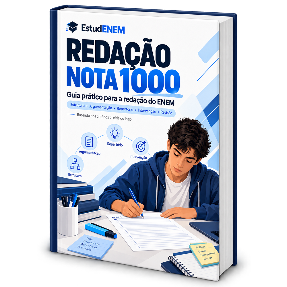 Mockup 3D do bônus Redação Nota 1000.