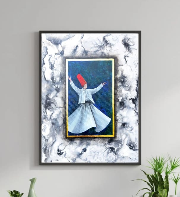 Beyond the Veil, 15.5 x 19.5 inches