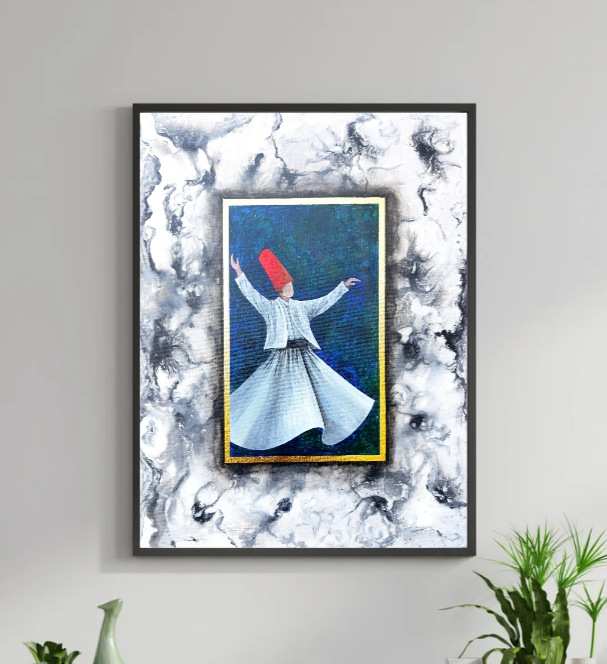 Beyond the Veil, 15.5 x 19.5 inches