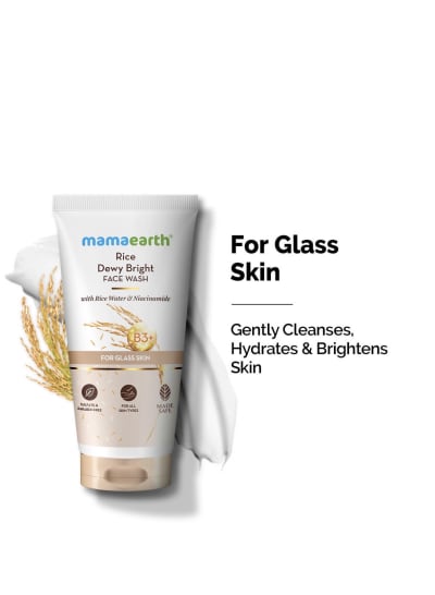 Mamaearth Rice Dewy Bright FACE WASH