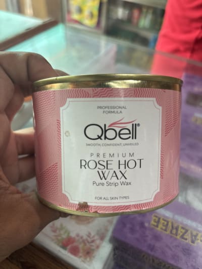 Qbell Premium ROSE HOT WAX 500gm