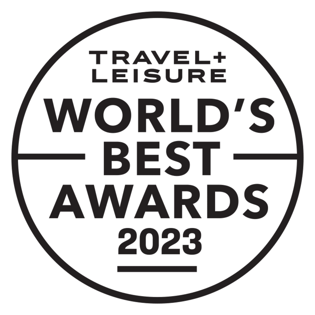 Travel + Leisure Magazine World's Best Award, best tour operator 2023