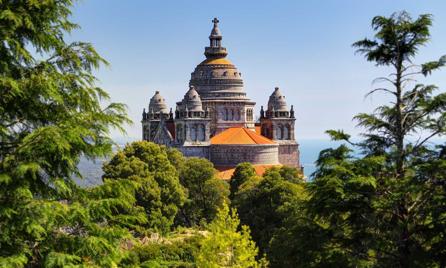 Basilica de Santa Luzia at Monte Santa Luzia near Viana do Castelo, Portugal
