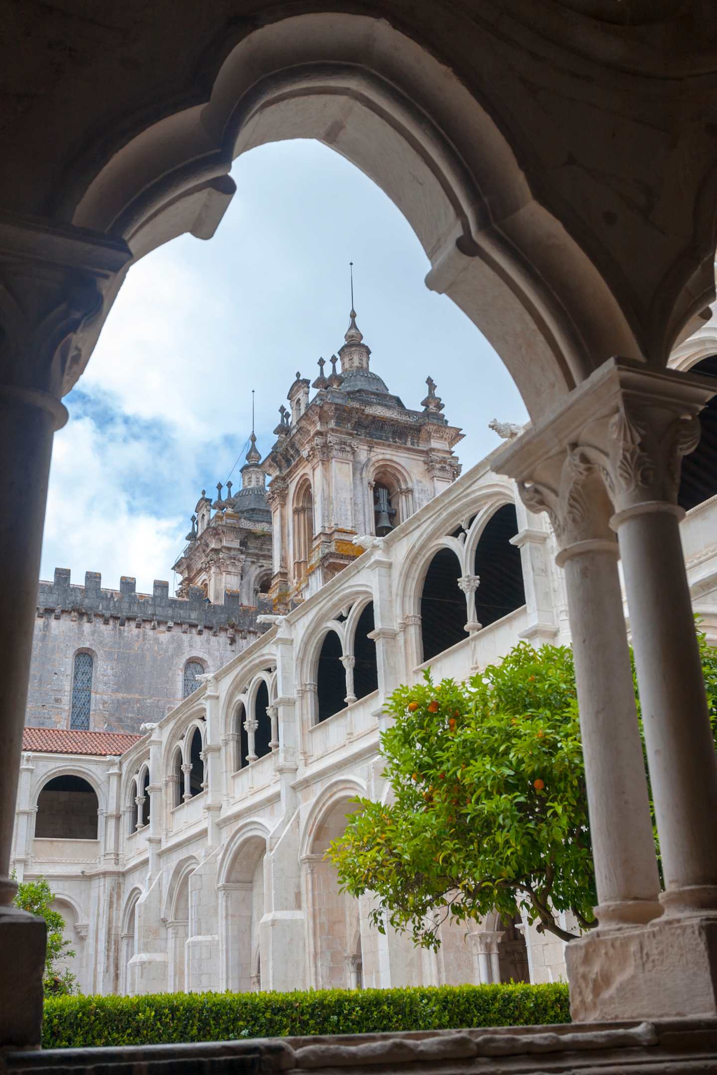Alcobaça Monastery (Mosteiro de Santa Maria de Alcobaça), founded in 12th century and designated as UNESCO world heritage site, Alcobaça, Portugal.