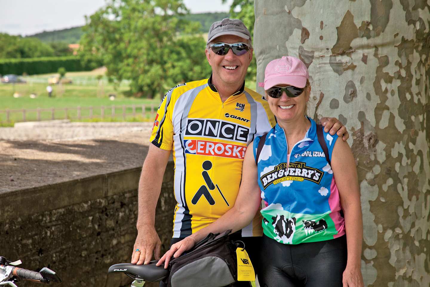 Passengers on our Burgundy biking tour Passengers on our Burgundy biking tour