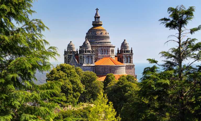 Basilica de Santa Luzia at Monte Santa Luzia near Viana do Castelo, Portugal