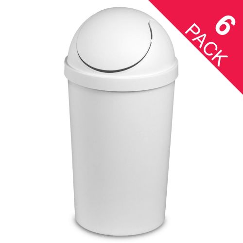 Bote para basura redondo con tapa tipo domo con balancín Sterilite 11.4 litros