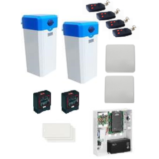 Kit barrera vehicular Wejoin alto flujo con control de acceso rosslare para brazo de 3 metros