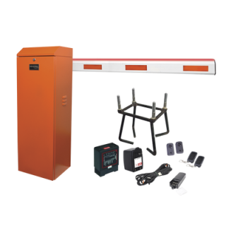Kit AccessPRO de acceso vehicular XB apertura en 1.5 segundos brazo derecho de LED 3 metros