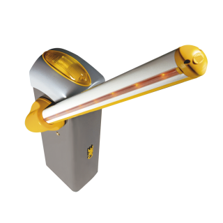 Kit de barrera vehicular GARD 4 con mástil Italiano de 3.6 metros CAME Cúpula con iluminación LED