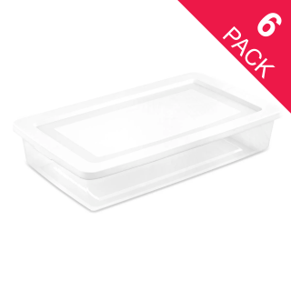 Caja de plástico para almacenamiento Sterilite de 41 Qt / 39 L