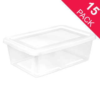 Caja organizadora de almacenamiento de 12 Qt / 11.4L