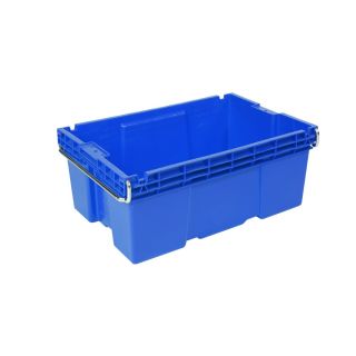 Caja de plástico industrial estilo Ottawa de 20, 25 kilógramos 
