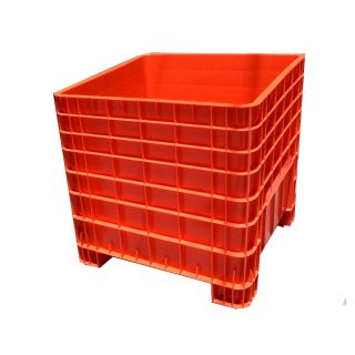 Contenedor México cerrado mediano de plastico, uso rudo 250 kilogramos   