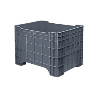 Contenedor uso rudo, caja Milano cerrado sin tapa, 250 kilogramos