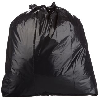 Bolsa de basura negra