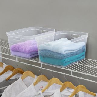 Contenedor de almacenamiento Transparente con asas