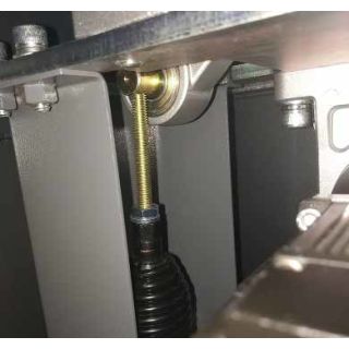 Barrera ZKTeco, con brazo vehicular iluminado de 3 metros