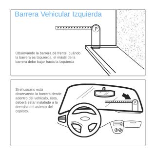 Barrera vehicular ZKTeco con brazo de 3 metros