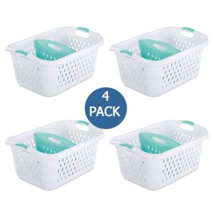Cesto de lavanderia con 2 compartimentos