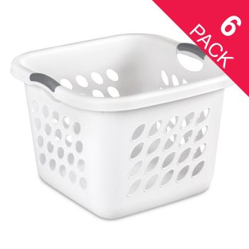 Canasta Sterilite de plástico para lavandería