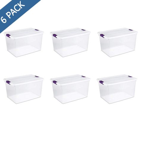 CAJA DE PLÁSTICO 5.7 L TRANSPARENTE