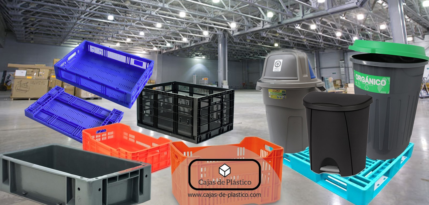 CAJAS DE PLASTICO PARA USO AGRÍCOLA