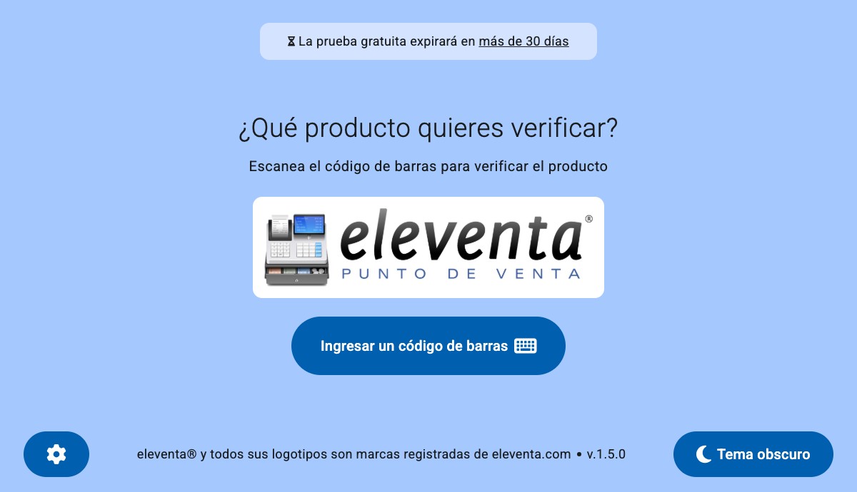 Vista previa del Software del Verificador de Precios compatible con eleventa®