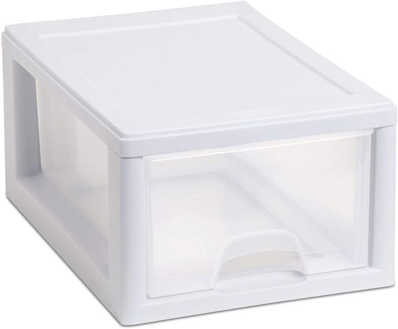 Cajón 6 QTS, cajón individual, cajón zapatero de plástico transparente  Sterilite