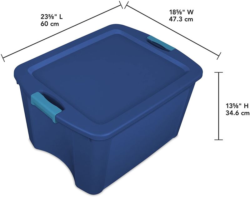 Caja organizadora de plástico Sterilite 68 litros