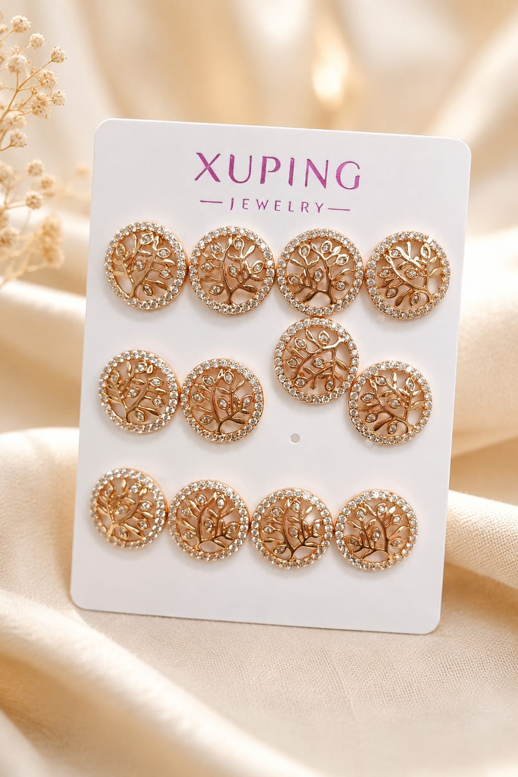 Filigree Tree Halo Earring