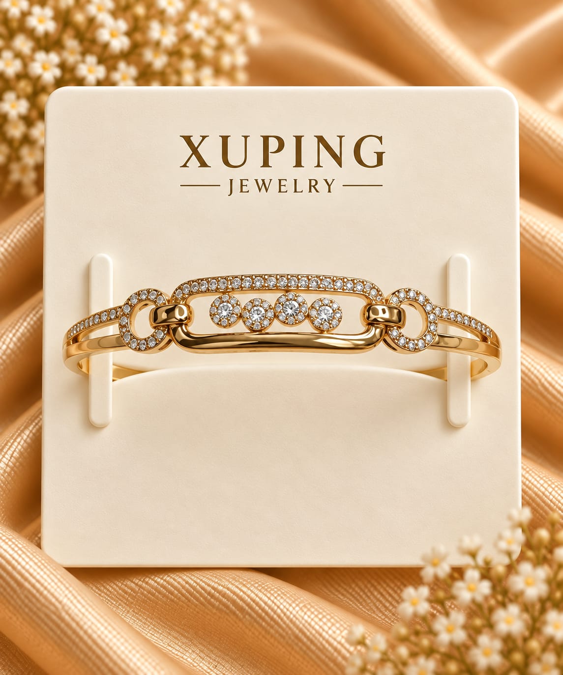 Pavé Link ID Cuff Kada