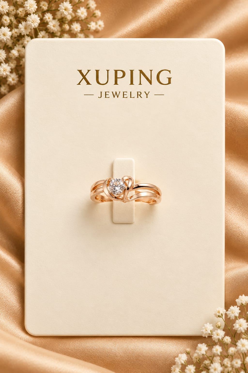 Heartwrap Solitaire Ring
