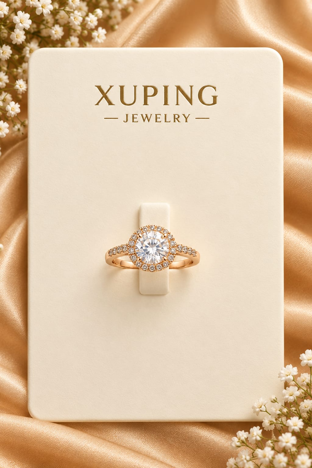 Radiant Halo Ring